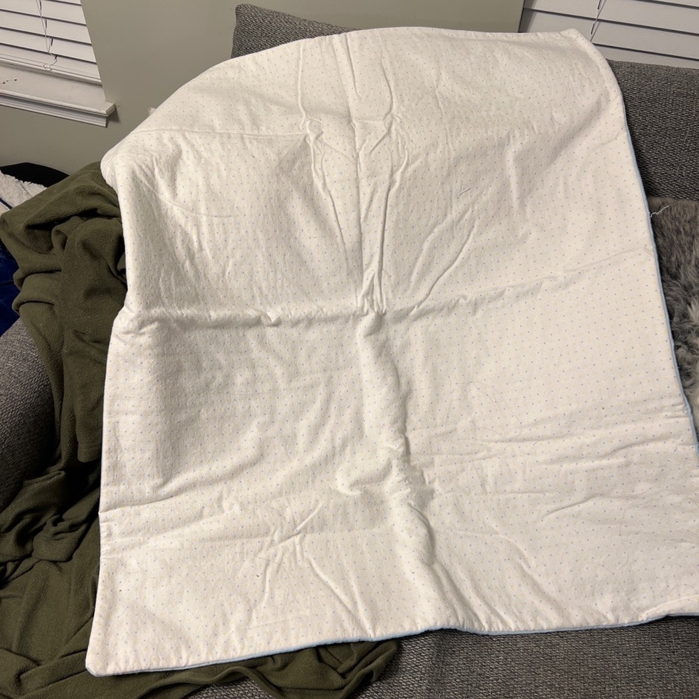 Handmade flannel baby blanket